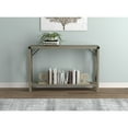 thumbnail image 2 of Safdie & Co. 46"L 1-Shelf Metal Sides Console Table in Dark Taupe, 2 of 4