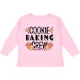 thumbnail image 3 of Inktastic Christmas Cookie Baking Crew with Oven Mitts Boys or Girls Long Sleeve Toddler T-Shirt, 3 of 5