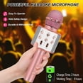 thumbnail image 3 of Juguetes para niños para niñas de 7, 8, 9 y 10 años, micrófono, regalos de cumpleaños de Navidad para niñas de 6 a 12 años, micrófono de karaoke para niños pequeños, juguetes para niñas, 3 of 5