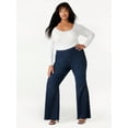 Shop Sofia Jeans Women's Plus Size Melisa Super Flare High Rise Pull On