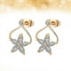 thumbnail image 3 of Exquisitos pendientes con elegantes pendientes de circonita para mujer y niña - Erz00121 (blanco), 3 of 4