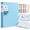Blue, variant on Morandi Multi Layer Display Book File Folder A4 Clear Pocket Organizer