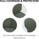 thumbnail image 3 of Funda de sofá superelástica para silla, funda de sofá suave antideslizante de licra, protector de muebles lavable con espuma antideslizante y parte inferior elástica para niños, mascotas Adepaton LRWJ062-8, 3 of 7