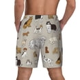 thumbnail image 2 of Lsque Mens Swim Trunks Dog Animal Pattern - Bathing Suit Compression Liner - Beach Swim Shorts Swimwear - (S-3XL) - Stretch Quick Dry -Large, 2 of 9