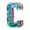 C, variant on V Tabletop Led Letter Lights A-Z Colorful Mirror Finish Night Lights For Parties And Special Events