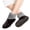 A-Black287, variant on Yuanlong Womens Slipper Socks Winter Plush Lined Thermal Home Thick Fuzzy Socks Non Floor Socks