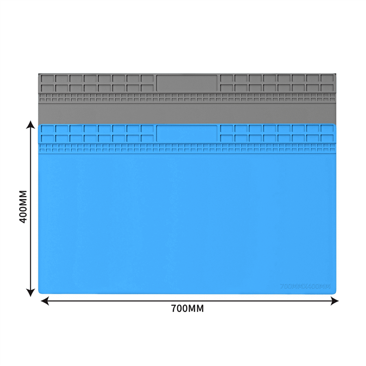 Super Big 700x400cm Pure Silicon Insulation Pad Repair Work Mat BGA Heat- Soldering Station Desk Platform Gray,1 x Heat Insulation Pad,Gray