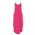 thumbnail image 7 of Xdegoge Sleeveless Dress for Women Spaghetti Strap Slip Dresses Casual Solid Color V Neck Sundress Trendy Summer Soft Lightweight Solid Color Outfits with Side Slit Hem, 7 of 7