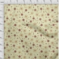 thumbnail image 4 of oneOone Georgette Viscose Chocolate Brown Fabric Asian Floral Sewing Fabric By The Yard Printed Diy Clothing Sewing Supplies 42 Inch Wide, 4 of 4