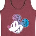 thumbnail image 3 of Mickey & Friends - Mickey Floral Gradient Fill - Women's Racerback Tank Top, 3 of 5