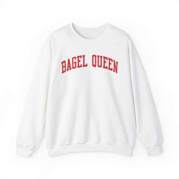 Bagel Queen Sweatshirt Gifts Crew Neck Shirt Long Sleeve Unisex