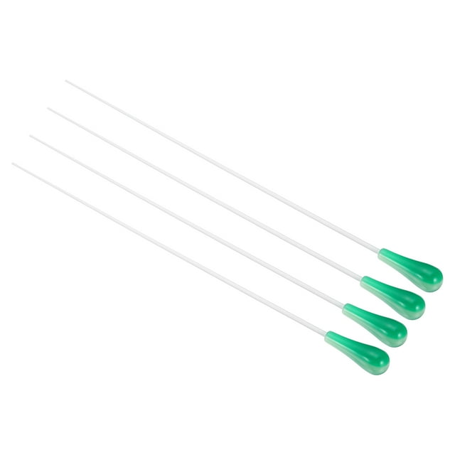Unique Bargains 38cm/15' Music Conductor Baton,4Pcs Orchestra Baton Resin Handle Green