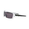 thumbnail image 3 of Oakley Men's OO9307 Turbine Rotor Rectangular Sunglasses, Polished Clear/Prizm Grey, 32 mm, 3 of 5