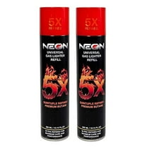 NEON 10.14 oz Butane Refill Fuel Fluid Lighter with Ultra Refined (2 Pack)