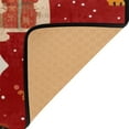 thumbnail image 4 of 80x58in Area Rug Machine Washable Floor Mats Skid-Resistant Backing Carpet for Home Kitchen Bedroom Cute Christmas Animals, 4 of 7