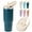 Blue, variant on AQUAPHILE 30 oz Insulated Water Bottles with Straw Lid, Double Walled Vacuum Stainless Steel Travel Tumbler with Handle and Straw, Wide Mouth Thermos Bottle, Ivory Leopard