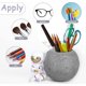 thumbnail image 4 of 1 paquete de portalápices, soporte de astronauta para escritorio, organizador de escritorio de resina, accesorios decorativos, regalo ideal para oficina, aula, hogar (estación), 4 of 5
