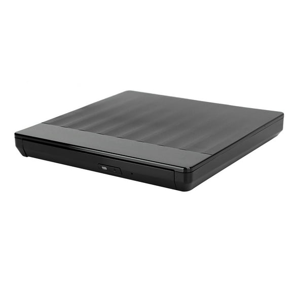 Grabadora USB 3.0 Unidad óptica externa Grabadora de DVD Accesorio para PC Tipo C Negro para Windows XP (Negro)