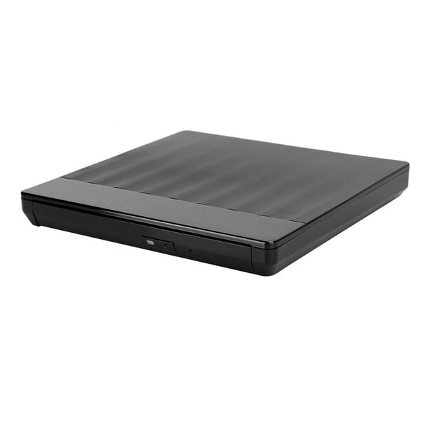 Grabadora USB 3.0 Unidad óptica externa Grabadora de DVD Accesorio para PC Tipo C Negro para Windows XP (Negro)