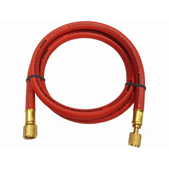Manguera de refrigerante Appion MH380006EAR certificada para vacío, 6 pies, roja