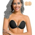 thumbnail image 2 of Adhesive Bra Strapless Sticky Silicone Bra Push Up Invisible Reusable Backless Bra For Women R, 2 of 5
