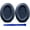 Brilliant Blue, variant on SOULWIT Replacement Earpads Cushions for Bose QuietComfort 35 (QC35) & Quiet Comfort 35 II (QC35 ii) Headphones, Ear Pads with Softer Leather, Noise Isolation Foam, Added Thickness