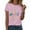 Pink, variant on enayn Western Shirts Casual Tee for Women 2025 Summer T Shirt Short Sleeve Crewneck Tops Cute Graphic Christmas Graphic Tees for Women Trendy Pink,XXXL