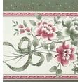 thumbnail image 1 of Dundee Deco Peel and Stick Self Adhesive Wallpaper Border - Floral Pink, Sage Green Bouquet Wallpaper Border, 33 ft x 4 in, 1 of 4