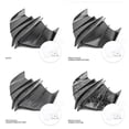 thumbnail image 2 of Qiaoxi 2Pcs Motorcycle Wings Aerodynamic Dynamic Spoiler Wings with Adhesive, Front Side Air Deflectors Motorbike Fairing Universal Modified Accessories, 2 of 8