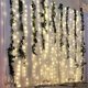 thumbnail image 2 of 3x 2/3x 1/3x3m LED guirnalda de luces de carámbanos guirnalda de luces navideñas para boda/fiesta/cortina/jardín decoración del hogar al aire libre 5, 2 of 4