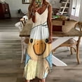 thumbnail image 3 of Fun And Playful Duck Sleeveless Dress Woman Fashion Long Dresses Women's Summer Suit Dress Summer 2025 Women, 3 of 7