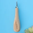 thumbnail image 3 of Awl, Elm Handle Awl Tool Scratch Awl with High Hardness for Leather Punching, 3 of 7