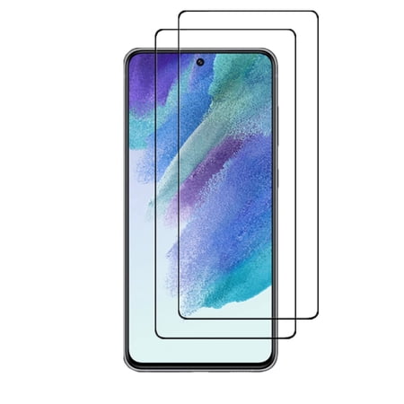 2pack Screen Protector For Samsung Galaxy S21 FE Full Coverage Tempered Glass Screen Protector