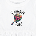 thumbnail image 4 of Inktastic Pickleball Girl Retro Girls Baby Dress, 4 of 5