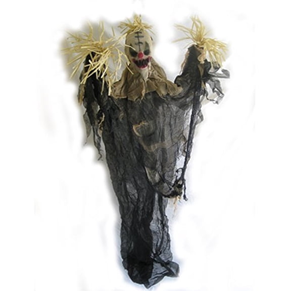 Hanging Scarecrow Clown Decoration