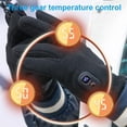 thumbnail image 5 of B-Qtech Rechargeable Heated Gloves for Adult, Three-Speed Thermostat, Touch-Screen Gloves, Black, 5 of 8