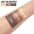 thumbnail image 2 of FOCALLURE 3 Pcs No Crease Shimmer & Matte Eyeshadow Sticks with Blending Sponge Brush,July In Seattle, 2 of 6