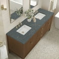 thumbnail image 3 of James Martin Vanities 485-V72-BW-3PBL Myrrin 72" Double Basin Wood Vanity Set - White, 3 of 7
