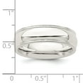 thumbnail image 2 of 925 Sterling Silver 6mm Comfort Fit Milgrain Band Ring Size 12, 2 of 7