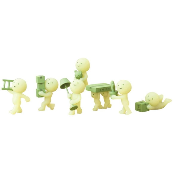 Sonny Angel Smiski Moving Series Decorative Mini Figures Random Blind Box Glow In The Dark Series(1Pc Random Figure)