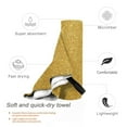 thumbnail image 3 of Kll Gold Shiny Microfiber Beach Towel Fast Drying,Extra Large 31.5"X63" Sand Free Beach Towel Super Lightweight Towels, 3 of 8