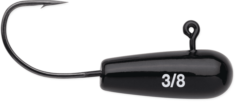 Jig tubulaire Finesse VMC FTJ38-BK, 3/8 oz, hameçon #2/0, noir, 4 pk