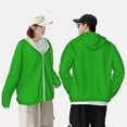 thumbnail image 5 of Picia Green Women's Men's UPF 50+ Sun Protection Hoodie Shirt Long Sleeve SPF Fishing Outdoor UV Hiking Lightweight Shirts-3X-Large, 5 of 9