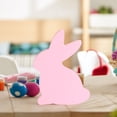 thumbnail image 6 of kowaku Easter Bunny Decorations Bunny Table Decor Party Rabbit Figurine Rabbit Sculpture for Indoor Housewarming Cabinet Office Desk Pink, 6 of 9
