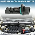 thumbnail image 2 of Mass Air Flow Sensor Meter for Volkswagen Jetta No.045906461X MAF Sensor 1 Pc for Volkswagen Golf Cabrio, 2 of 6