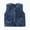 Blue, variant on enyanGirls Vest Toddler Baby Girl Boys Sleeveless Fleece Plush Vest Sherpa Waistcoat Plaid Zipper Outerwear with Pockets Blue,4-5 Years