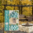 thumbnail image 4 of Blue Pumpkins Garden Flag Welcome Fall Thanksgiving Day Pumpkins for Outside Party Fall Thanksgiving Day Holiday Gift for Friends Of Blue Lovers Farmhouse Decoration 12.5x18, 4 of 6