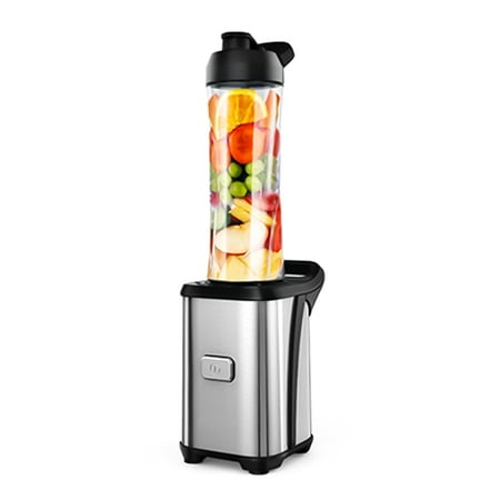 

homgeek Smoothie Blender 300W Blender for Shakes and Smoothies Portable Small Countertop Juice Blender with 2 Tritan BPA-Free 20oz Travel Bottles
