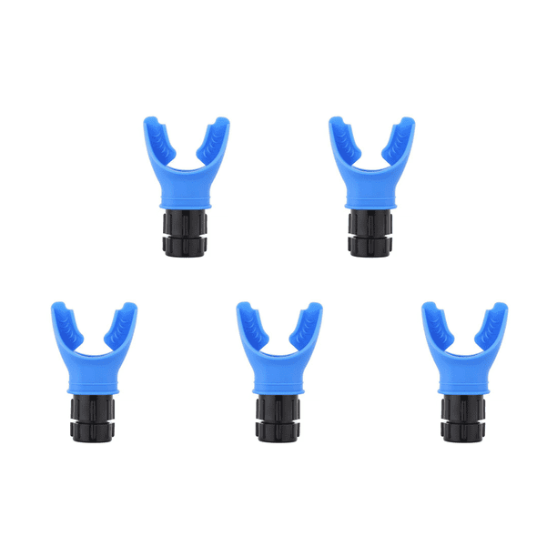 Dispositivo Ejercicio Respiración Espirometría Silicona Con Resistencia Ajustable () Azul