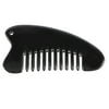 Ox Horn Combs Multifunctional Comb Scalp Massager Traditional Massaging Board Comfortable Scraping Board Black